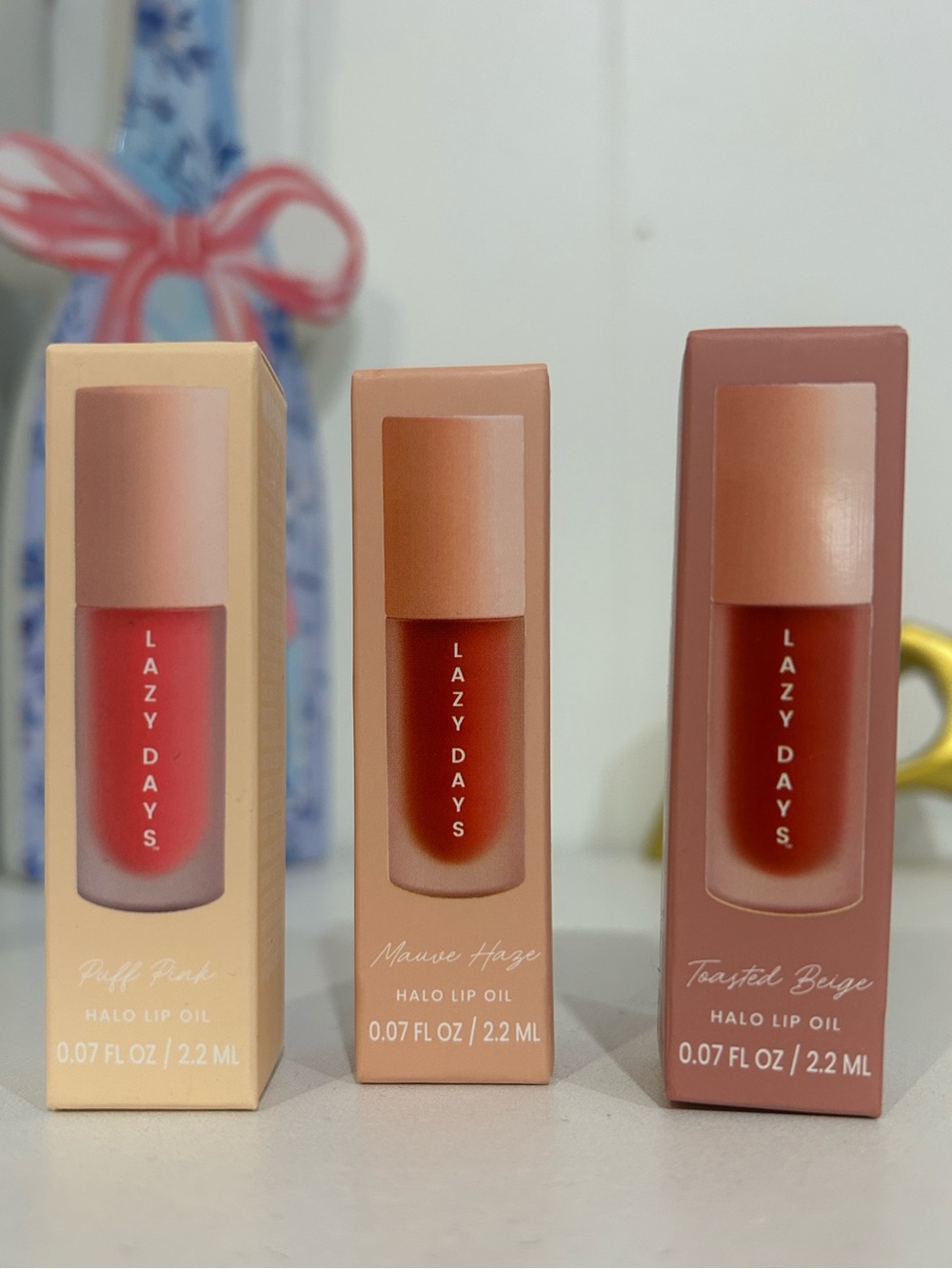 Halo Lip Oil - Toasted Beige or Mauve Haze